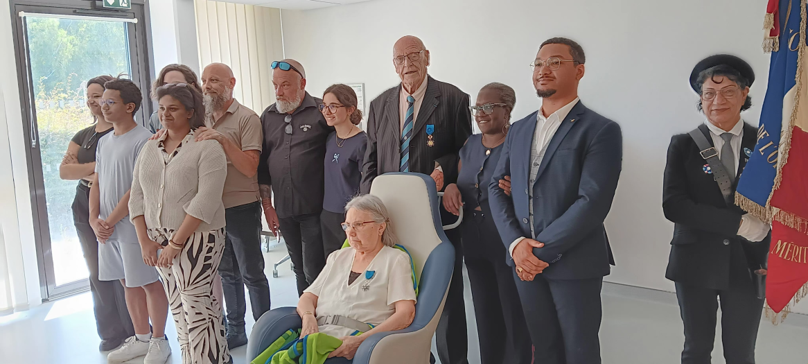 La famille de Benoît d'Eimar de Jabrun était présente pour l'occasion