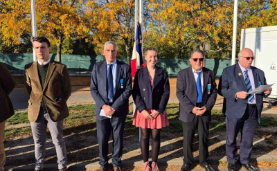 Le Président Michel VALENTIN présente l'ANMONM à l'assemblée